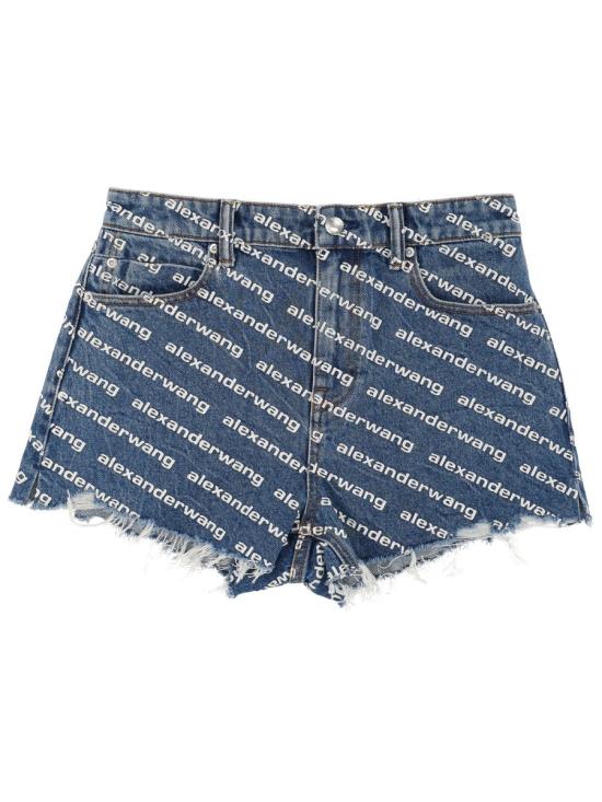 26SS 알렉산더 왕 데님 숏팬츠 4DC1214897 460 BLUE