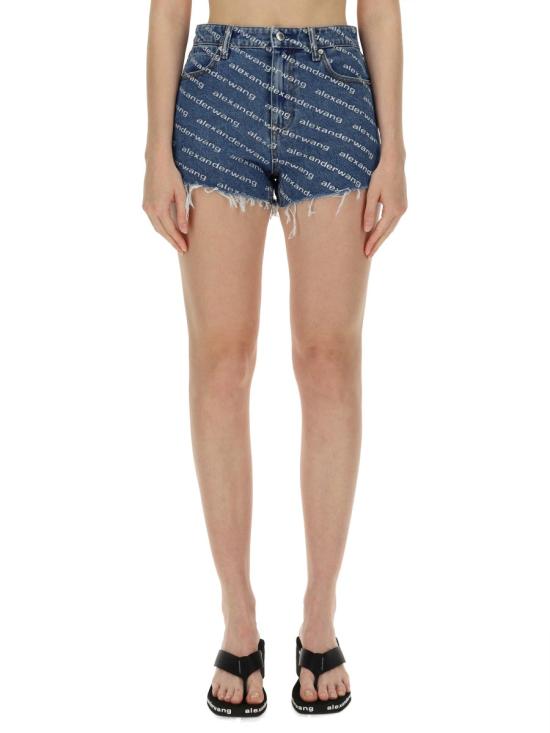 26SS 알렉산더 왕 데님 숏팬츠 4DC1214897 460 BLUE - ALEXANDER WANG
