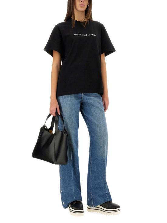 25FW 스텔라 맥카트니 폴로 티셔츠 6J0158 3SPY481000 BLACK - STELLA MCCARTNEY
