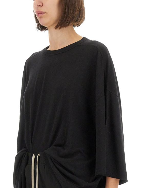 25FW 릭 오웬스 폴로 티셔츠 RP02E4204 JR09 BLACK - RICK OWENS