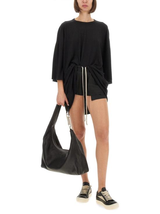 25FW 릭 오웬스 폴로 티셔츠 RP02E4204 JR09 BLACK - RICK OWENS