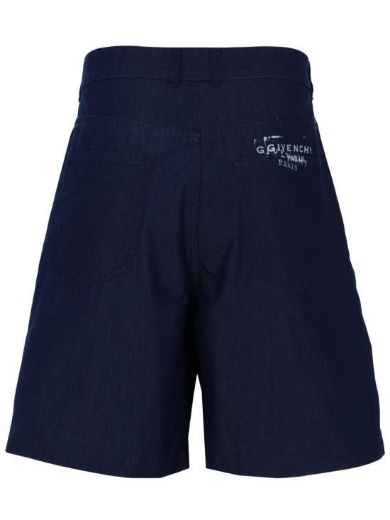 26SS 지방시 숏팬츠 BM51PE517D 415 BLUE - GIVENCHY