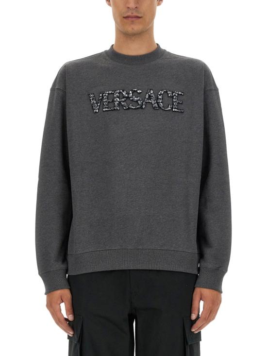  베르사체 탑 1012557 1A090481E210 GREY - VERSACE
