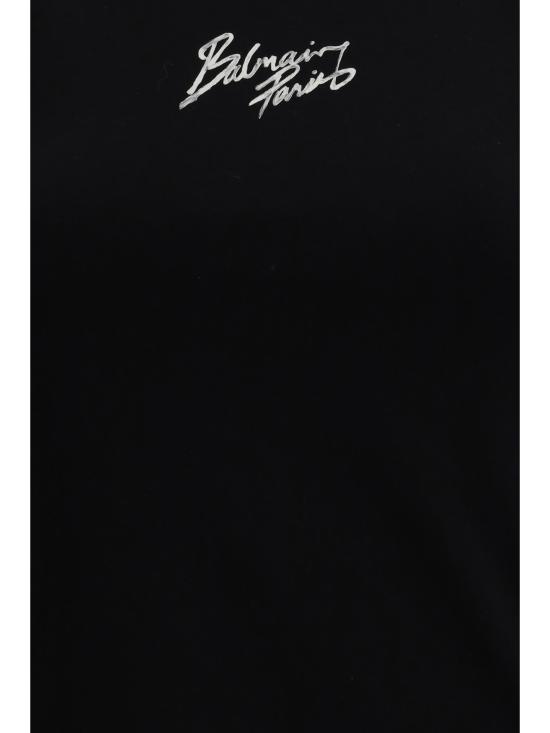 26SS 발망 민소매 티셔츠 GF1EB075BD40 EAB BLACK - BALMAIN