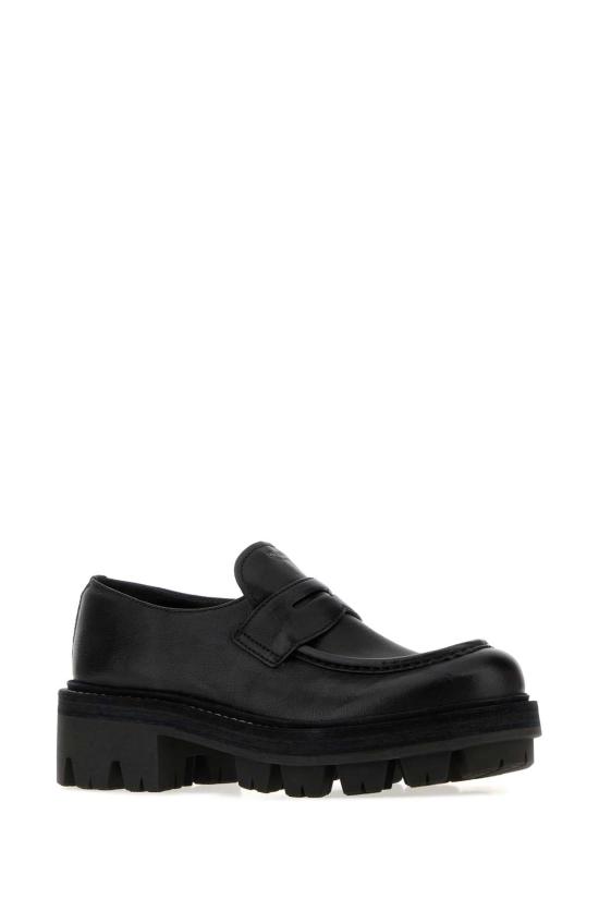 26FW 프라다 가죽 로퍼 1D696OF055Y9S F0002 BLACK - PRADA