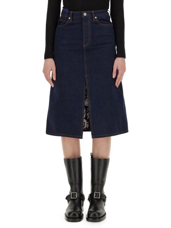  버버리 스커트 8080783 A1503 BLUE - BURBERRY