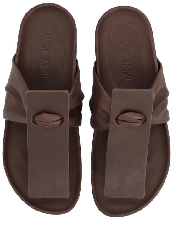 26SS 우마 왕 샌들 US9077 UW690 BROWN - UMA WANG