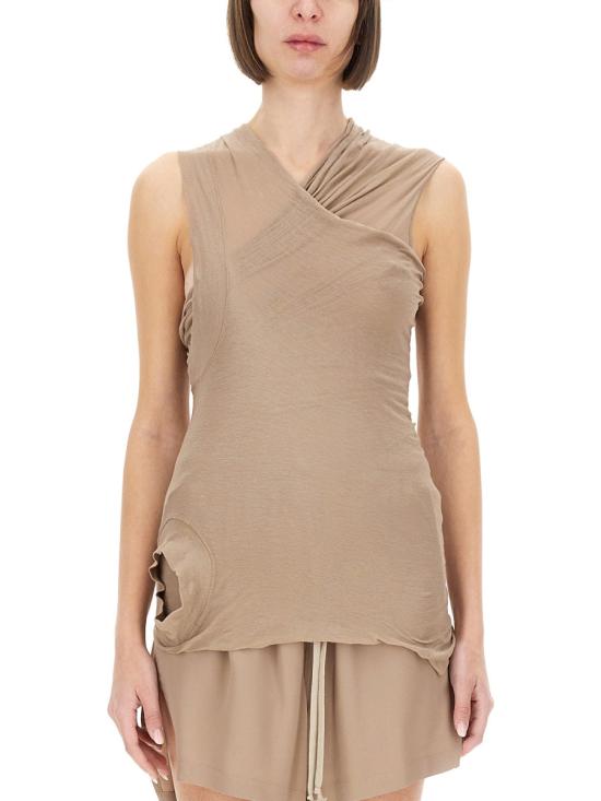  릭 오웬스 블라우스 RP01E7109 UC64 BEIGE - RICK OWENS