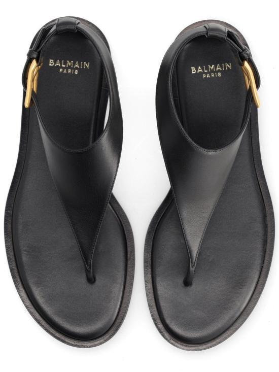 26SS 발망 샌들 GN1UH206LNAP 0PA BLACK - BALMAIN