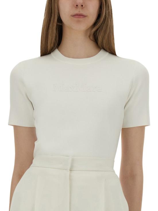 25FW 막스마라 폴로 티셔츠 2521366068600 005001 WHITE - MAX MARA