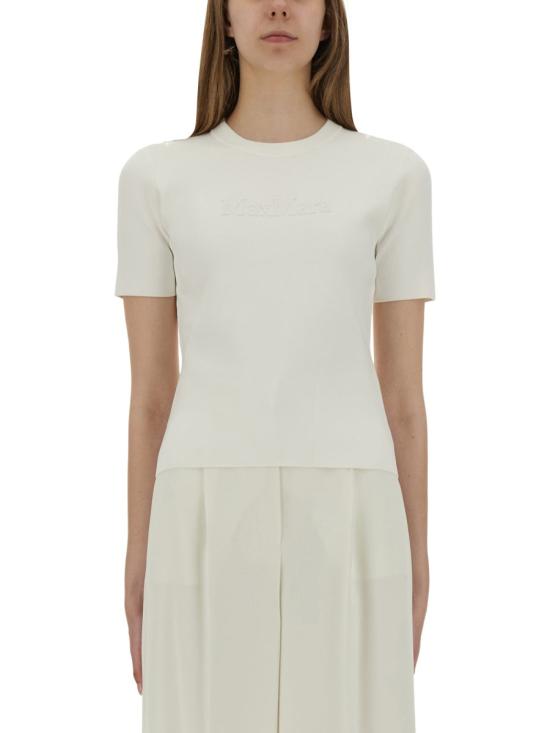 25FW 막스마라 폴로 티셔츠 2521366068600 005001 WHITE - MAX MARA