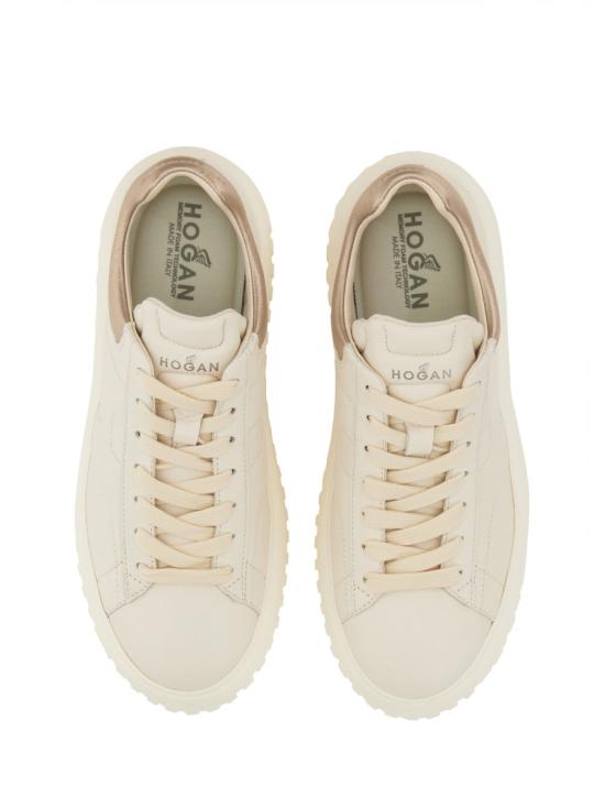 25FW 호간 H-스트라이프 스니커즈 HXW6450FC60 KU00GAN BEIGE - HOGAN