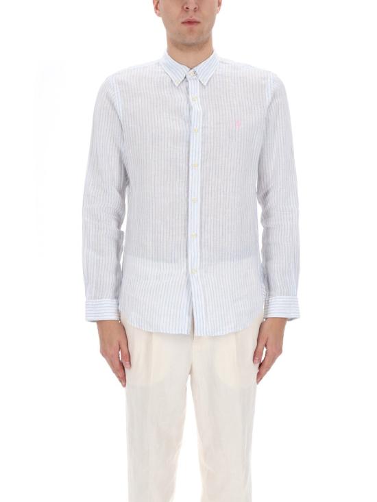 26SS 폴로 랄프로렌 셔츠 710B15647 0027188AWHITEBLUE - POLO RALPH LAUREN