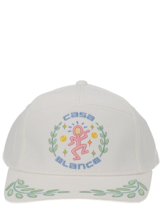 26SS 카사블랑카 볼캡 A SP26 HAT 008 01WHITE - CASABLANCA