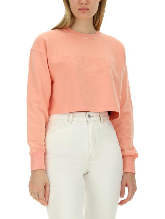  발망 스웨터 DF1JO006BC72 OIQ PINK - BALMAIN