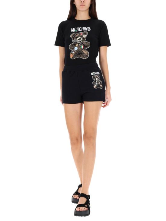  모스키노 숏팬츠 03270428 1555 BLACK - MOSCHINO
