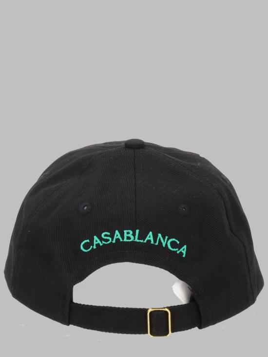 26FW 카사블랑카 볼캡 A PF26 HAT 002 03BLACK - CASABLANCA