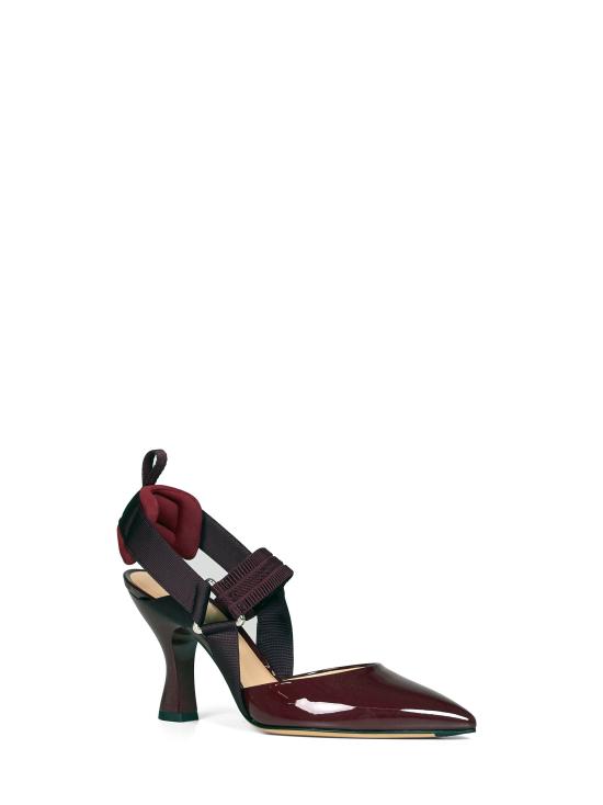 26FW 펜디 힐/펌프스 8J9099NEHF1XIM BURGUNDY - FENDI