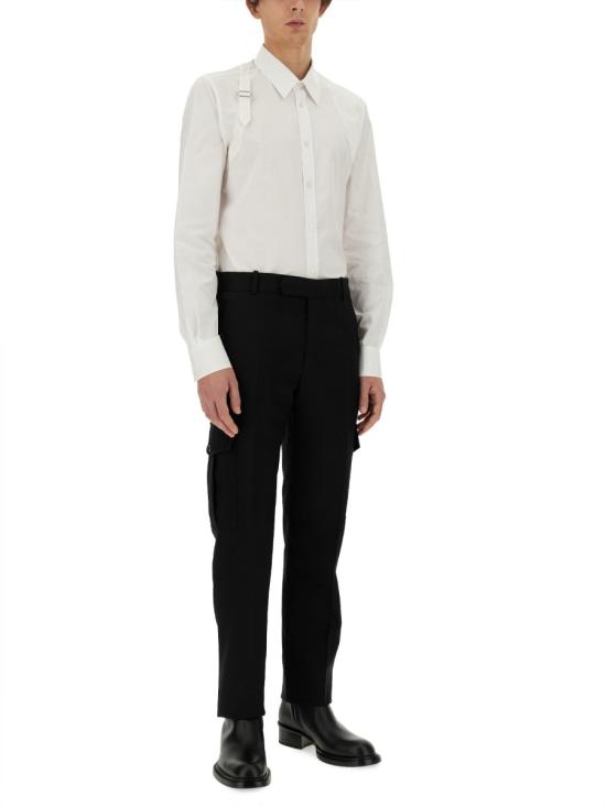  알렉산더 맥퀸 팬츠 774166 QUAAC1000 BLACK - ALEXANDER MCQUEEN