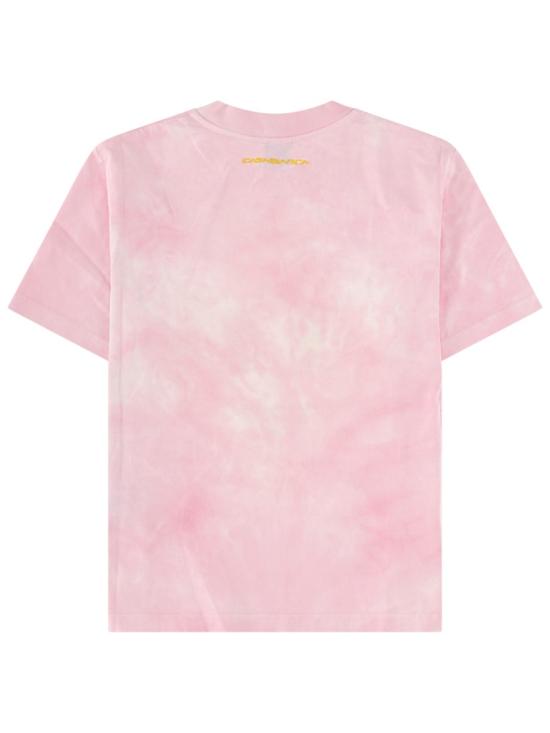 26SS 카사블랑카 폴로 티셔츠 W SS26 JTS 046 02TIEDYEPINK - CASABLANCA