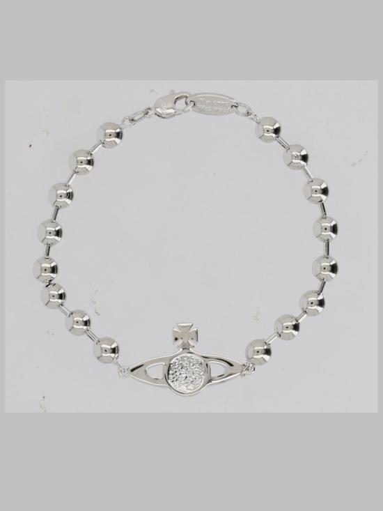 26SS 비비안웨스트우드 THAMES 실버 ORB 팔찌 6102025P 02P409P409 SILVER - VIVIENNE WESTWOOD