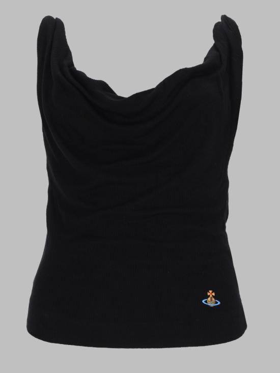 26FW 비비안웨스트우드 안나 스트랩 탑 1504000B J00BON401 BLACK
