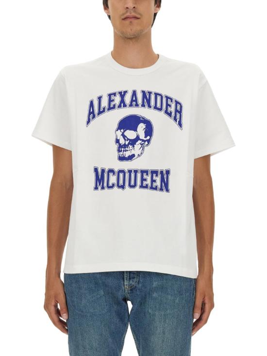  알렉산더 맥퀸 탑 759442 QVZ290900 WHITE - ALEXANDER MCQUEEN