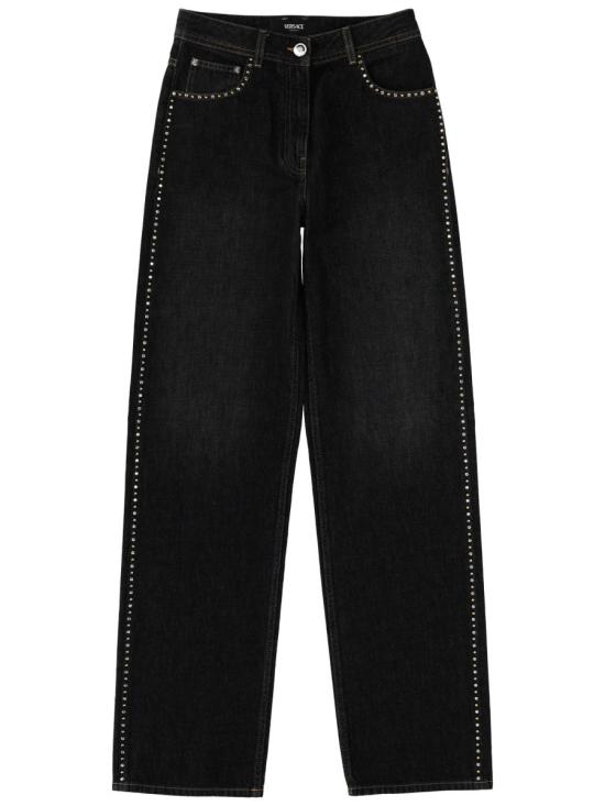 26SS 베르사체 데님 팬츠 1022452 1A164771D040 BLACK