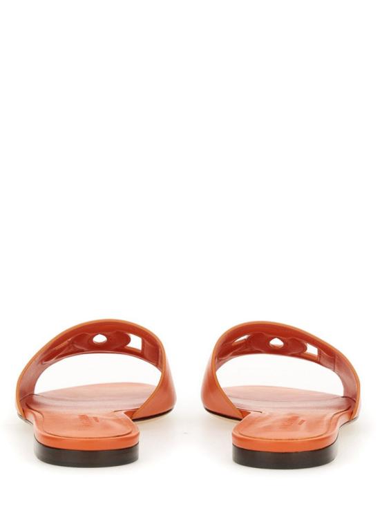 26FW 돌체앤가바나 DG 로고 카프스킨 슬리퍼 CQ0436 AY32980244 ORANGE - DOLCE & GABBANA