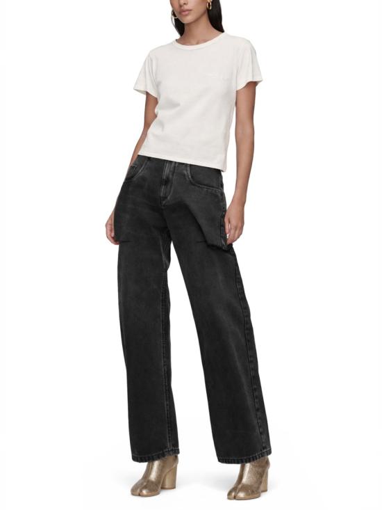 26SS 마르지엘라 컷아웃 진 S51LA0051 S30743965 BLACK - MAISON MARGIELA