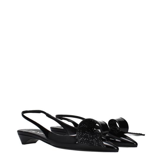  프라다 플랫 슈즈 PR15433029648649BT BLACK - PRADA