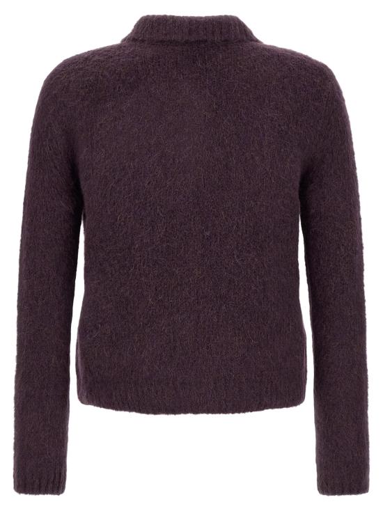 26FW 드리스 반 노튼 가디건 DR341891BM PURPLE - DRIES VAN NOTEN