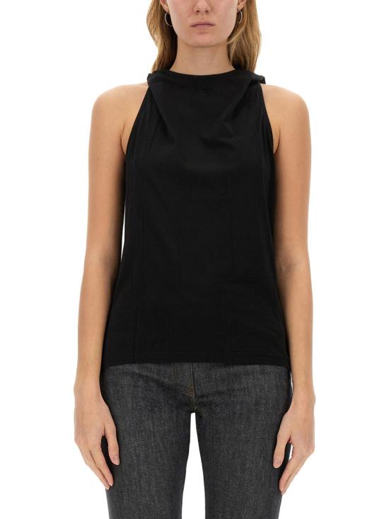  쿠레쥬 폴로 티셔츠 424JDE091JS 01759999 BLACK - COURREGES