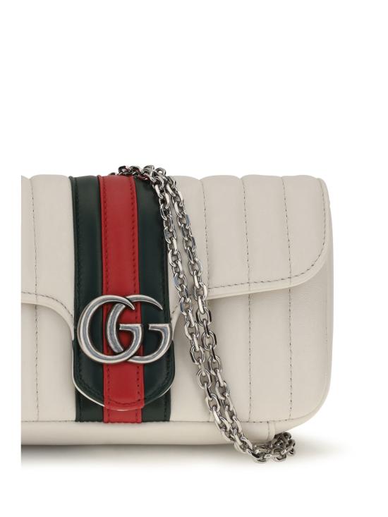 26FW 구찌 젯셋 GG 마몽 스몰 숄더백 A006X1AAG9F 9241 WHITE - GUCCI