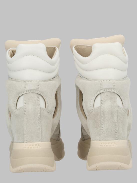 26FW 이자벨마랑 발스키 하이탑 스웨이드 웨지 스니커즈 BK0009FA A1E17S20WH BEIGE - ISABEL MARANT