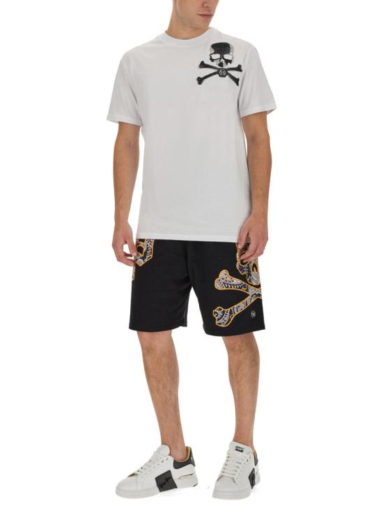  필립 플레인 탑 MTK6187 PJY002N01 WHITE - PHILIPP PLEIN