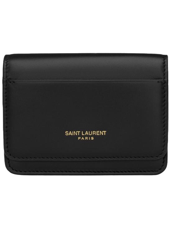 26SS 생로랑 비즈니스 카드 케이스 스무스 레더 863192 AAGD01000 BLACK - SAINT LAURENT