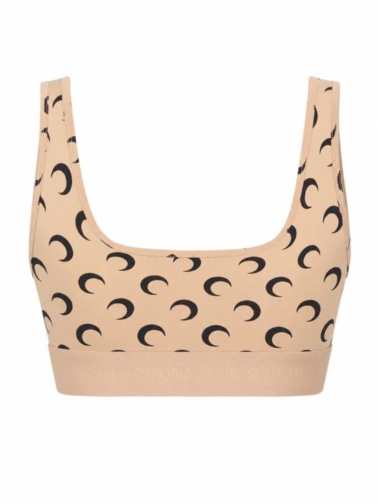 26SS 마린세르 올오버 문 프린트 브라탑 WUW055B CJER0001TA10 BEIGE - MARINE SERRE