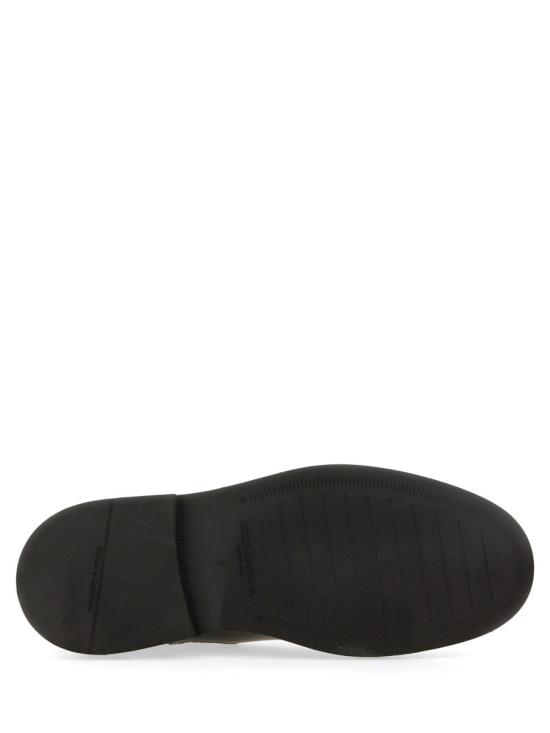  돌체앤가바나 브러쉬드 카프스킨 앵클 부츠 A60592 A120380999 BLACK - DOLCE & GABBANA