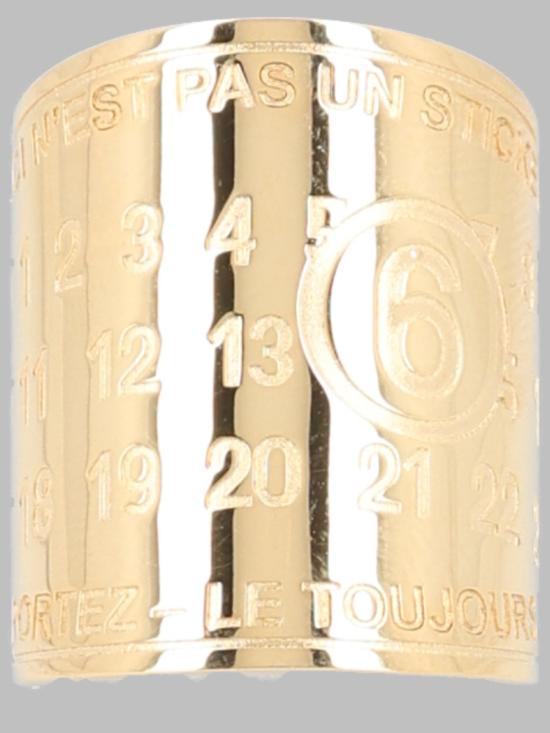 26FW MM6 메종마르지엘라 반지 SM6UQ0123 P9220HB655 GOLD