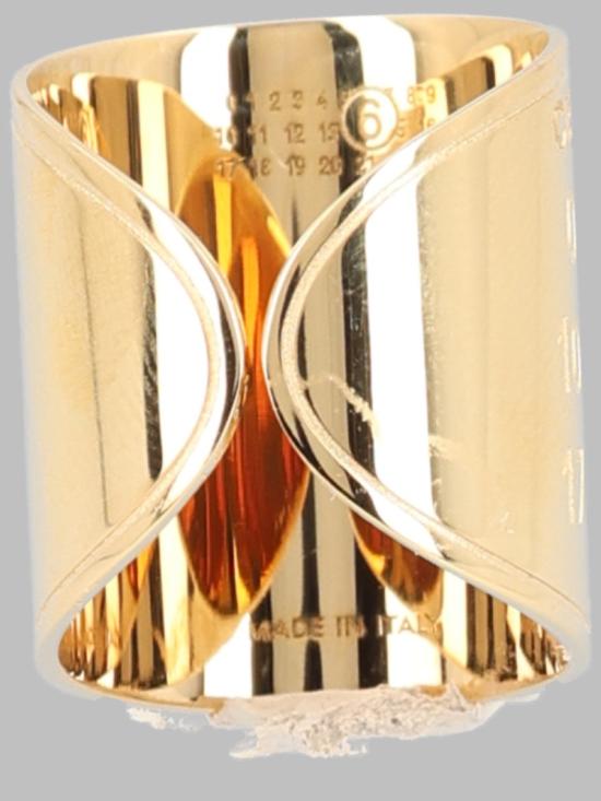 26FW MM6 메종마르지엘라 반지 SM6UQ0123 P9220HB655 GOLD - MM6 MAISON MARGIELA