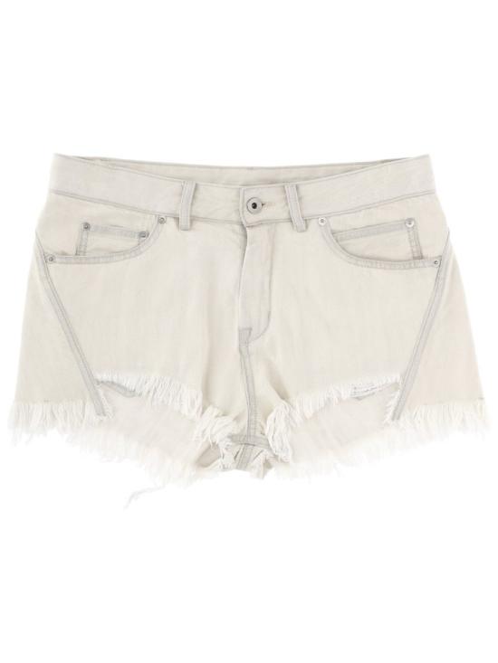 26SS 릭 오웬스 숏팬츠 RO01F6396 DMW51 IVORY