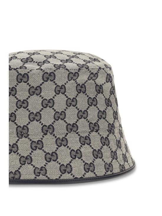 26FW 구찌 GG 코튼 캔버스 버킷햇 8757403HBNH 4068 BLUE - GUCCI