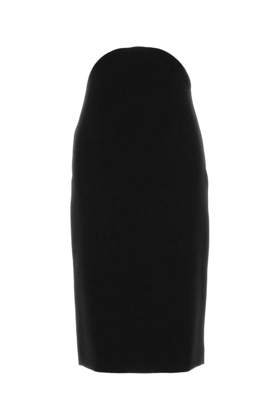 26FW 질샌더 스커트 J03MA0317J40407 001 BLACK