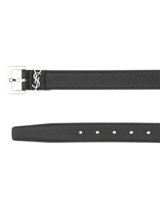 26SS 생로랑 모노그램 벨트 634440 DTI0E1000 BLACK
