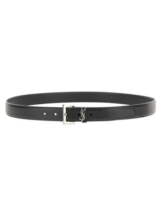 26SS 생로랑 모노그램 벨트 634440 DTI0E1000 BLACK - SAINT LAURENT