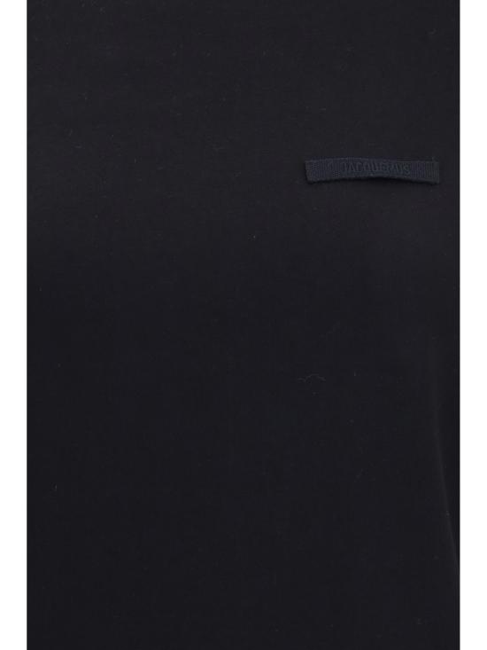 26FW 자크뮈스 그로그랭 로고 솟슬리브 티셔츠 TSW00550AJ00029 990 BLACK - JACQUEMUS