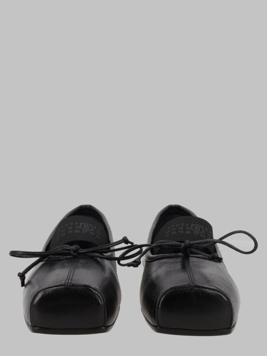 26SS MM6 메종마르지엘라 발레 플랫 슈즈 S59WZ0103 P7561T8013 BLACK