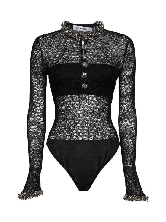 26FW 셀프 포트레이트 스웨터 113BS BLACK