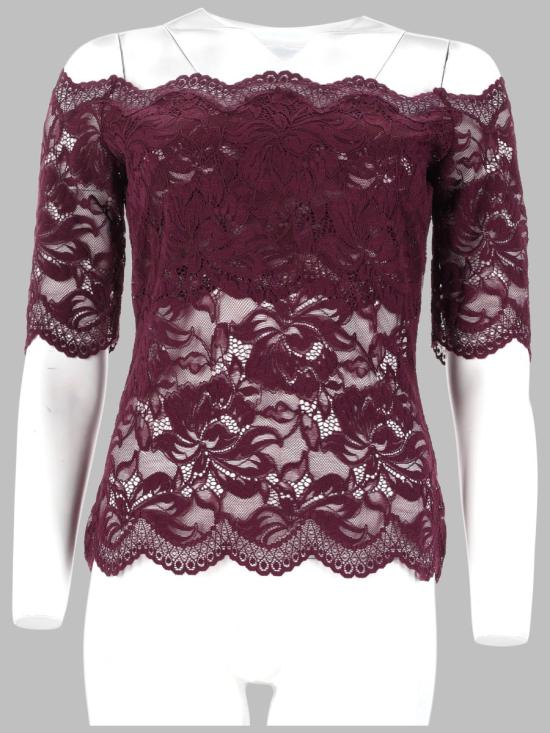 26FW 파코라반 블라우스 26AJTO697PA0170 P534 BURGUNDY